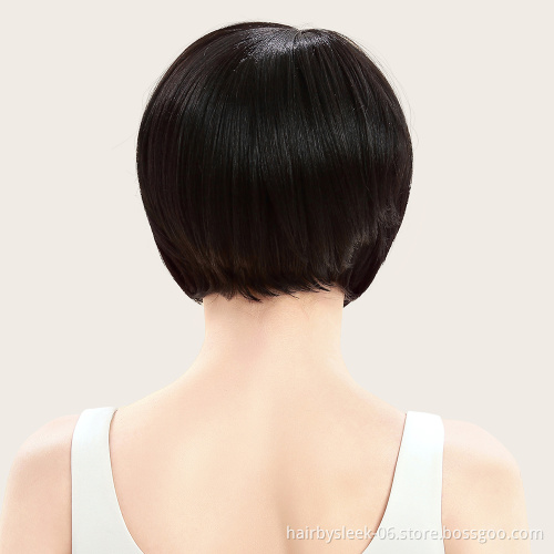 Wholesale Hot Selling Synthetic Wigs for White Women Pixie Cut Short Hair Wig Machine Made Short Synthetic Hair Wigs